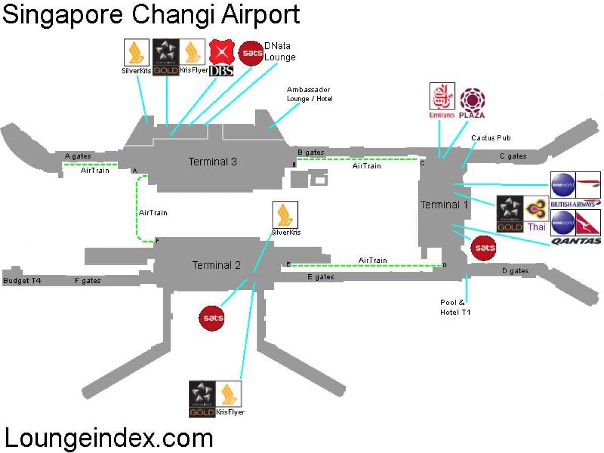 지도 싱가포르 공항