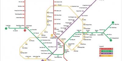 싱가포르 mrt station 지도