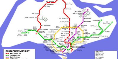 Metro 지도 싱가포르