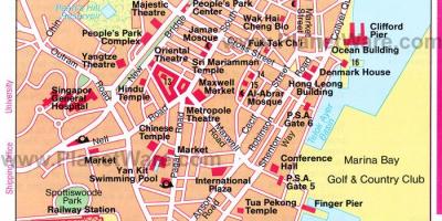 차이나타운 싱가포르 지도