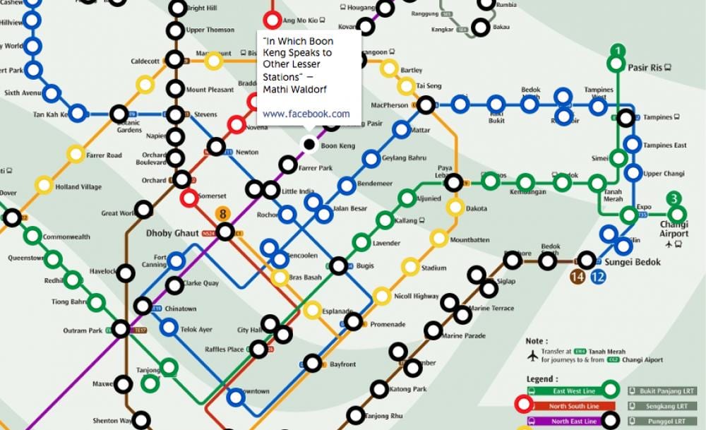 지도 싱가포르 mrt