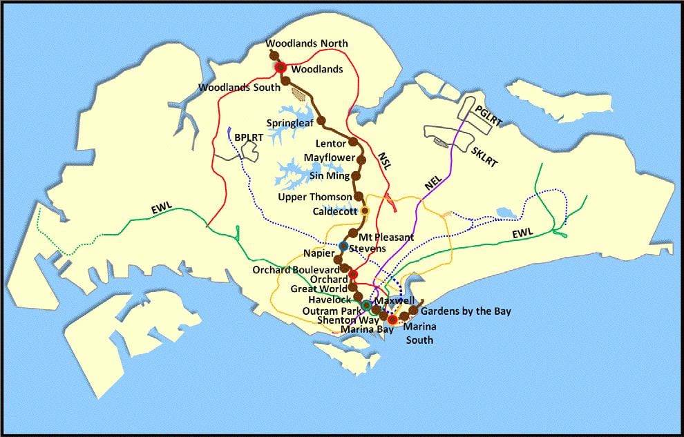 lta mrt 지도
