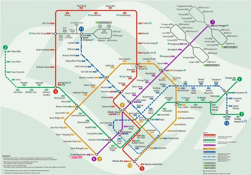 mtr 역에도 싱가포르