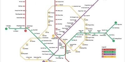 Mrt station 지도 싱가포르