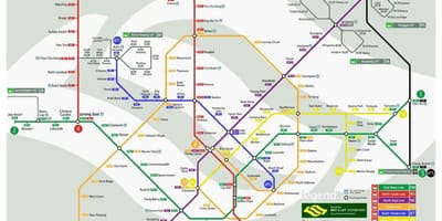 Mrt 지도 싱가포르 2017